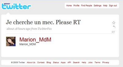 Twitter intime