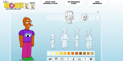 Avatar Simpson créer un avatar en ligne